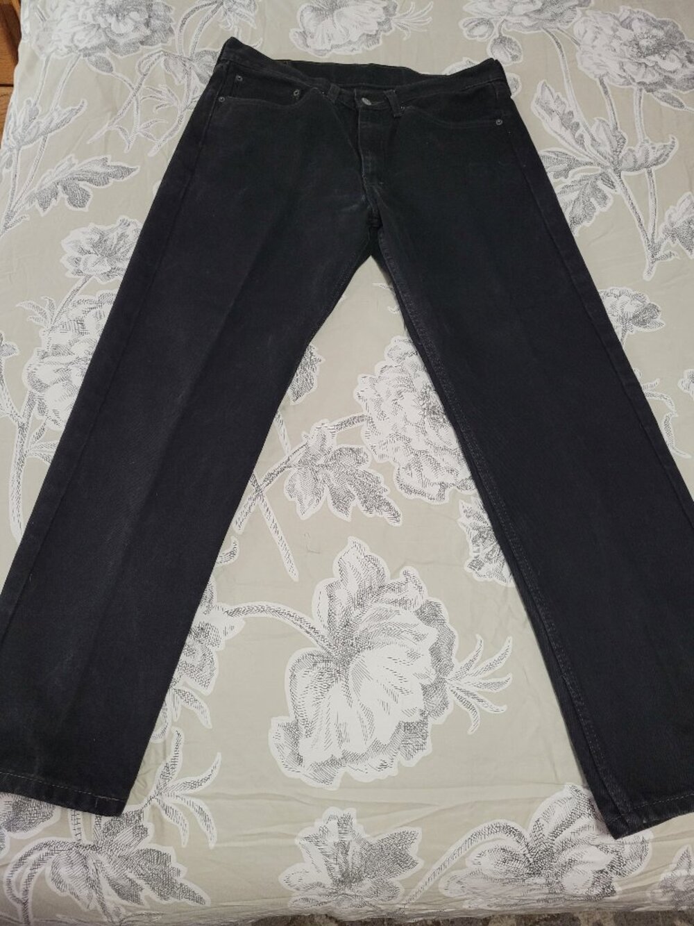 Levi's 5-Pocket 505 Black Jeans 34 x 30